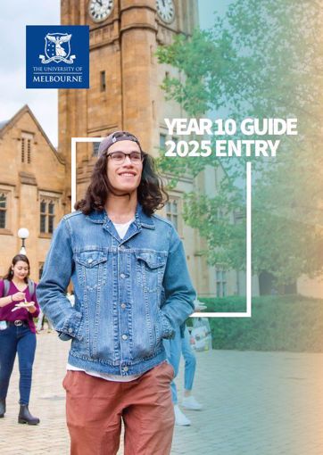 Picture of Melb Uni Year 10 Guide 2025 entry